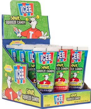 KoKo's Squeeze Sour Candy Icee 2.1oz 12ct